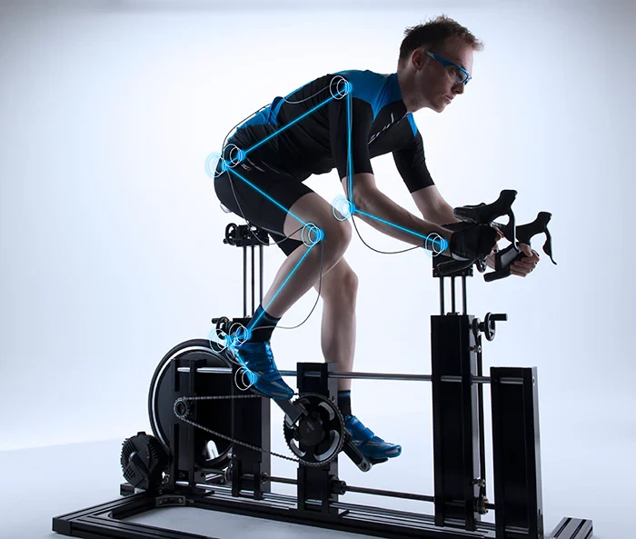 Professional bike fitting session